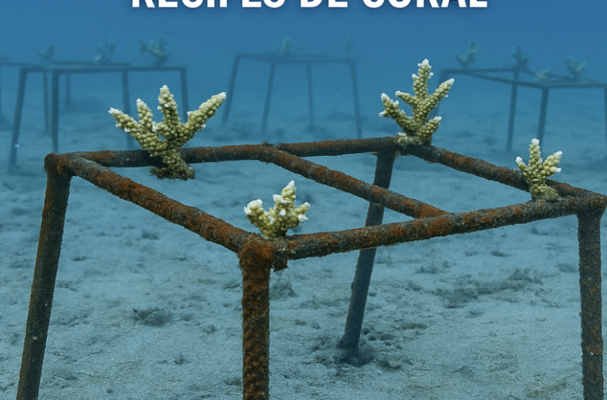  ♻️ De residuos industriales a vida marina: el proyecto que transforma acero en arrecifes de coral